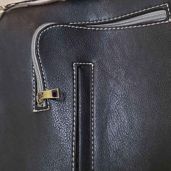 Cowgirl Trendy Cross Body Teal Hot Pink Silver Black Butterfly Embellished Bag - Picture 10 of 16